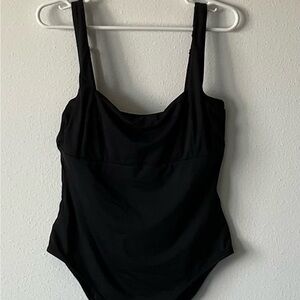 Black One-Piece Swimsuit
